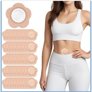 Joez Wonderful 50 Pcs Disposable Castor Oil Belly Button Patches.